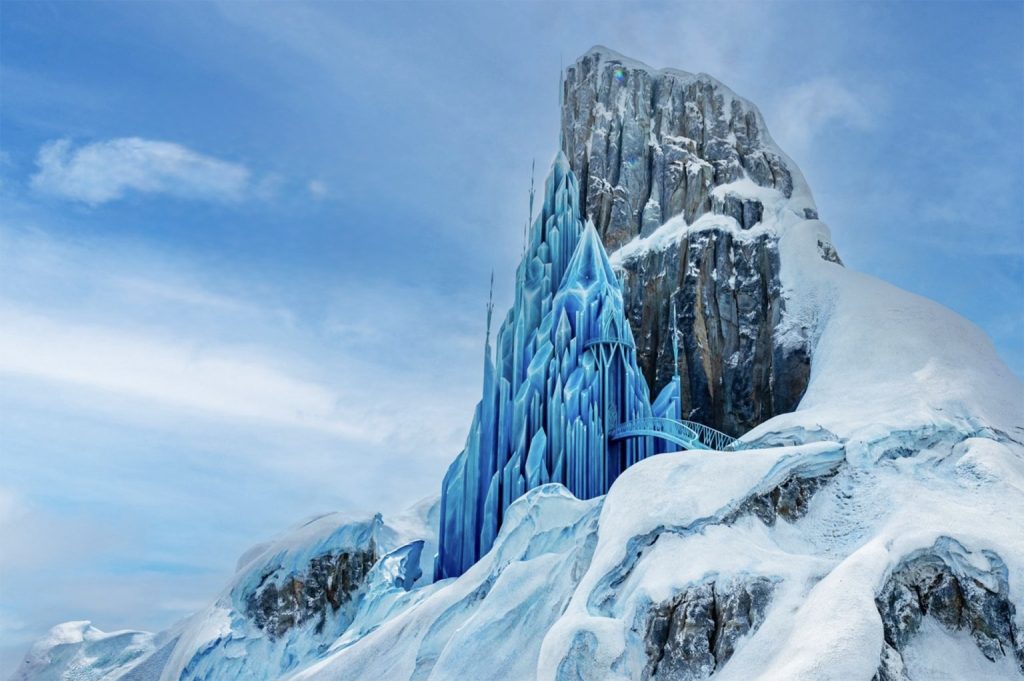 Elsa Ice Castle Disneyland Paris World of Frozen