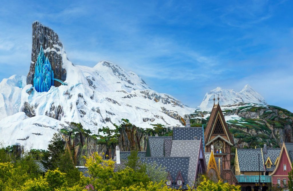 Elsa Ice Castle Disneyland Paris World of Frozen