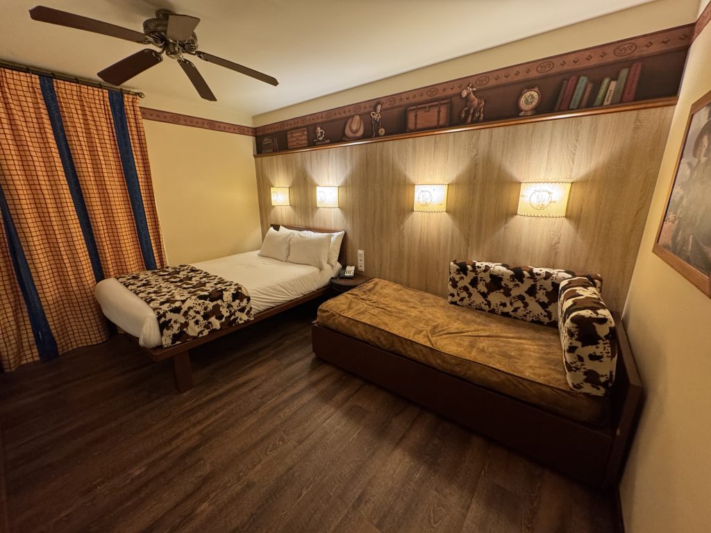 Our room at Hotel Cheyenne (Disneyland Paris)