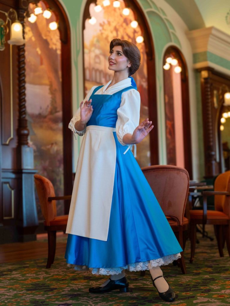Belle Exclusive Outfit at the Regal View & Lounge, Disneyland Paris