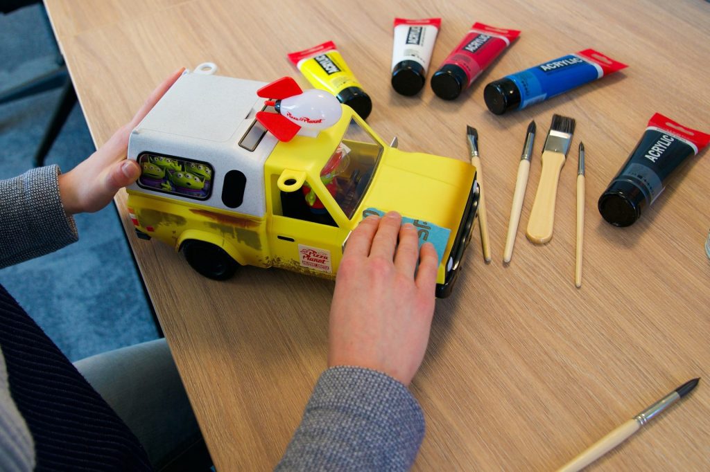 Toy Story Celebration - pizza planet trucks
