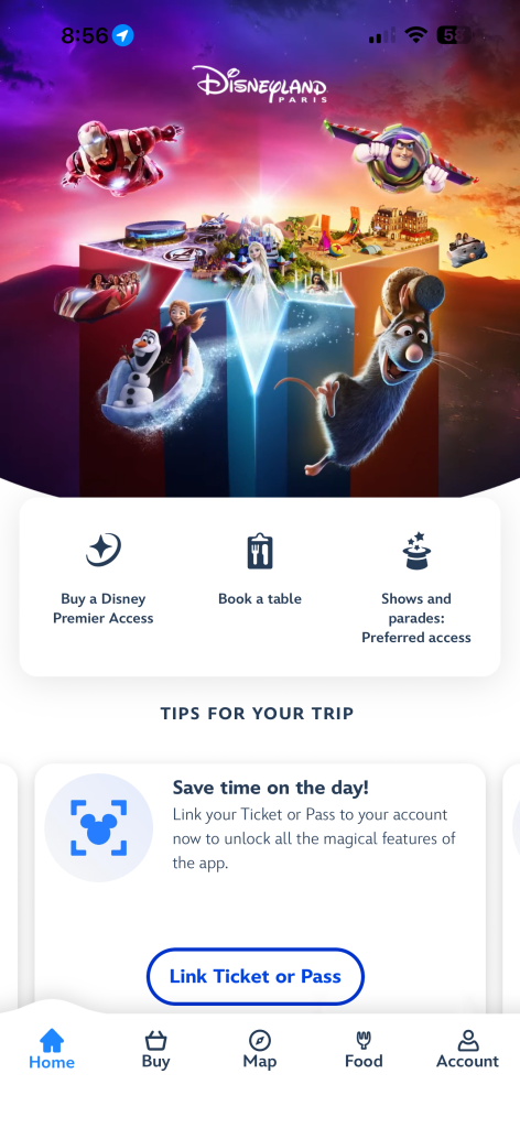 how to book reserved viewing area AT DISNEYLAND PARIS