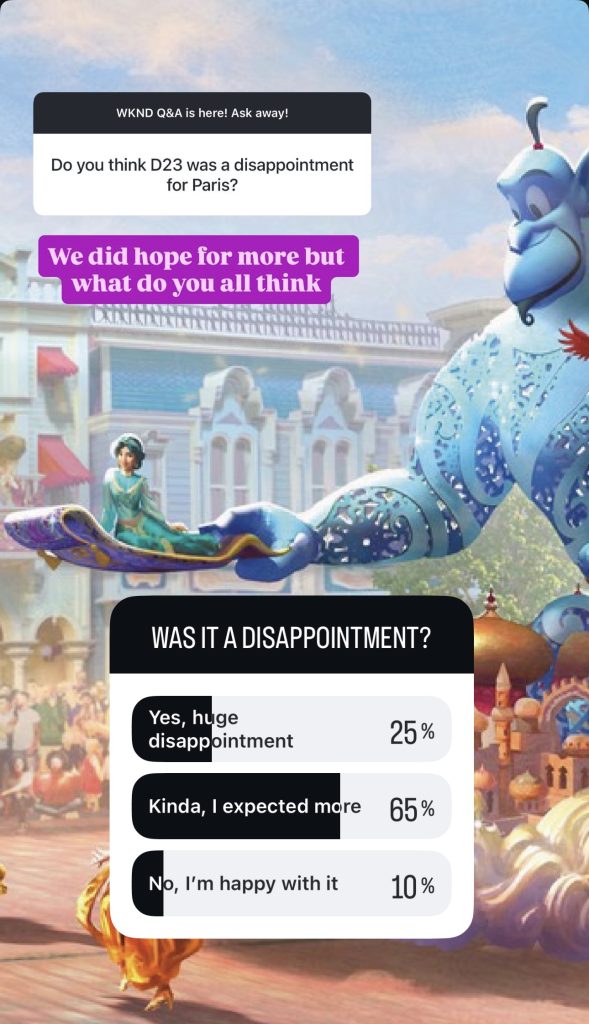 What did Disneyland Paris fans think of D23? Results from our survey